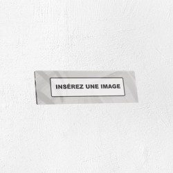 Plaque en plexiglas quadri sur-mesure 20x5cm