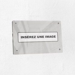 Plaque en plexiglas quadri sur-mesure 25x15cm