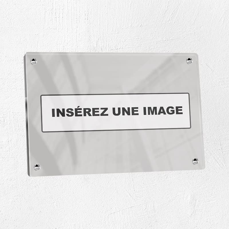 Plaque en plexiglas quadri sur-mesure 30x20cm|Plaque professionnelle Plaque en plexiglas quadri sur-mesure 30x20cm|Plaque professionnelle