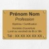 Plaque personnalisée économique en PVC 30x20cm｜Plaque professionnelle