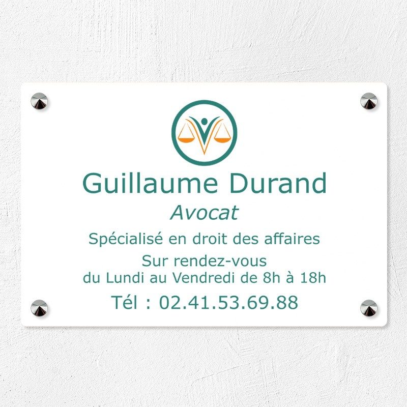 Plaque avocat en plexiglas quadri sur-mesure 30x20cm Plaque avocat en plexiglas quadri sur-mesure 30x20cm