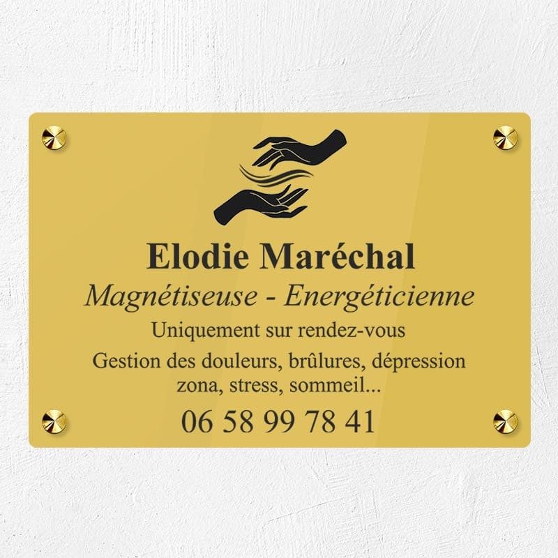 Plaque magnétiseur en plexiglas gravé 30x20cm Plaque magnétiseur en plexiglas gravé 30x20cm