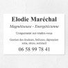 Plaque magnétiseur en plexiglas quadri et logo 30x20cm