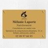 Plaque nutritionniste économique en PVC gravoply 30x20cm