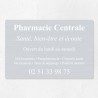 Plaque pharmacie en aluminium 30x20cm