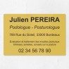 Plaque podologue en plexiglas gravé 30x20cm