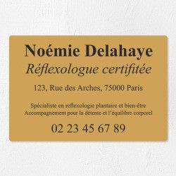 Plaque réflexologue économique en PVC gravoply 30x20cm