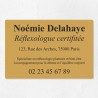 Plaque réflexologue économique en PVC gravoply 30x20cm