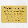 Plaque réflexologue en plexiglas gravé 30x20cm