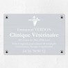Plaque vétérinaire en aluminium 30x20cm