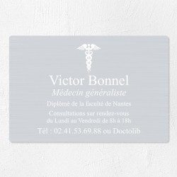Plaque personnalisée en aluminium 30x20cm｜Plaque professionnelle