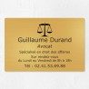 Plaque personnalisée en laiton 30x20cm｜Plaque professionnelle