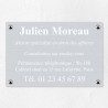 Plaque personnalisée en aluminium 30x20cm｜Plaque professionnelle