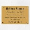 Plaque personnalisée économique en PVC 30x20cm｜Plaque professionnelle