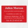 Plaque personnalisée en aluminium 30x20cm｜Plaque professionnelle