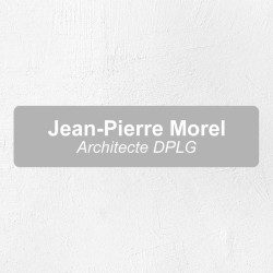 Plaque professionnelle économique en PVC gravoply 20x5cm