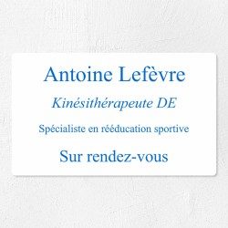Plaque professionnelle économique en PVC gravoply 25x15cm