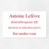 Plaque professionnelle économique en PVC gravoply 25x15cm