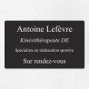 Plaque professionnelle économique en PVC gravoply 25x15cm