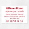 Plaque personnalisée économique en PVC 30x20cm｜Plaque professionnelle