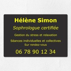 Plaque personnalisée économique en PVC 30x20cm｜Plaque professionnelle
