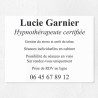 Plaque professionnelle économique en PVC gravoply 40x30cm