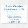 Plaque professionnelle économique en PVC gravoply 40x30cm