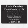 Plaque professionnelle économique en PVC gravoply 40x30cm