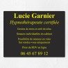Plaque professionnelle économique en PVC gravoply 40x30cm