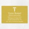 Plaque médecin personnalisée en aluminium 30x20cm