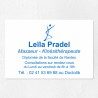 Plaque kiné personnalisée économique en PVC gravoply 30x20cm