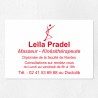 Plaque kiné personnalisée économique en PVC gravoply 30x20cm