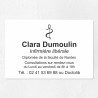 Plaque infirmière personnalisée économique en PVC gravoply 30x20cm