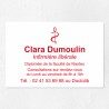 Plaque infirmière personnalisée économique en PVC gravoply 30x20cm