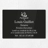 Plaque gravée pour notaire en plexiglas 30x20cm