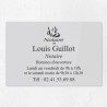 Plaque gravée pour notaire en plexiglas 30x20cm