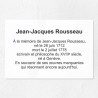 Plaque commémorative en plexiglas gravé 30x20cm