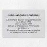 Plaque commémorative en plexiglas gravé 30x20cm