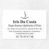 Plaque sage-femme économique en PVC gravoply 30x20cm