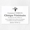 Plaque vétérinaire en plexiglas gravé 30x20cm