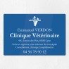Plaque vétérinaire en plexiglas gravé 30x20cm