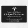 Plaque vétérinaire en aluminium 30x20cm