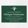Plaque vétérinaire en aluminium 30x20cm