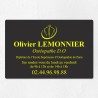 Plaque ostéopathe économique en PVC gravoply 30x20cm