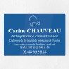 Plaque orthophoniste en plexiglas gravé 30x20cm