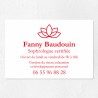 Plaque sophrologue économique en PVC gravoply 30x20cm