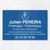 Plaque podologue en plexiglas gravé 30x20cm