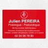 Plaque podologue en plexiglas gravé 30x20cm