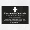 Plaque pharmacie en plexiglas gravé 30x20cm