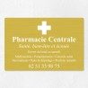 Plaque pharmacie en aluminium 30x20cm
